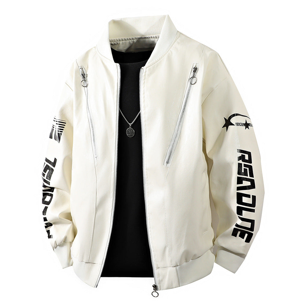 Zip-Accent Streetwear Jacket