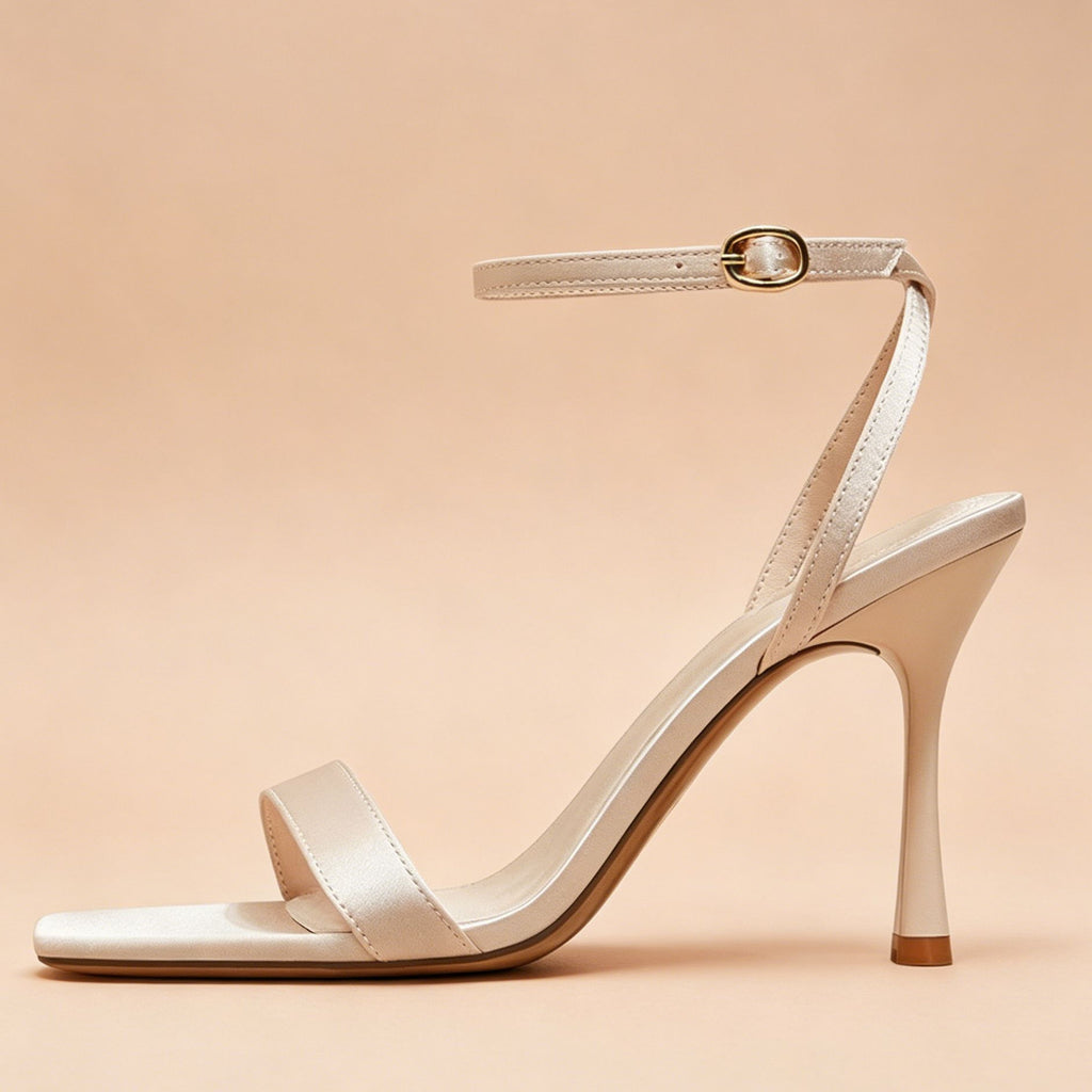 Champagne Stiletto Sandals