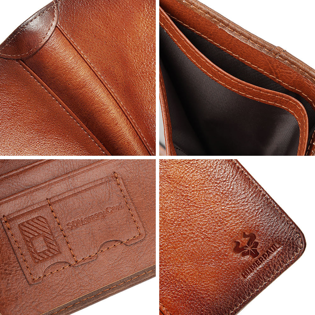 Humerpaul RFID Leather Wallet