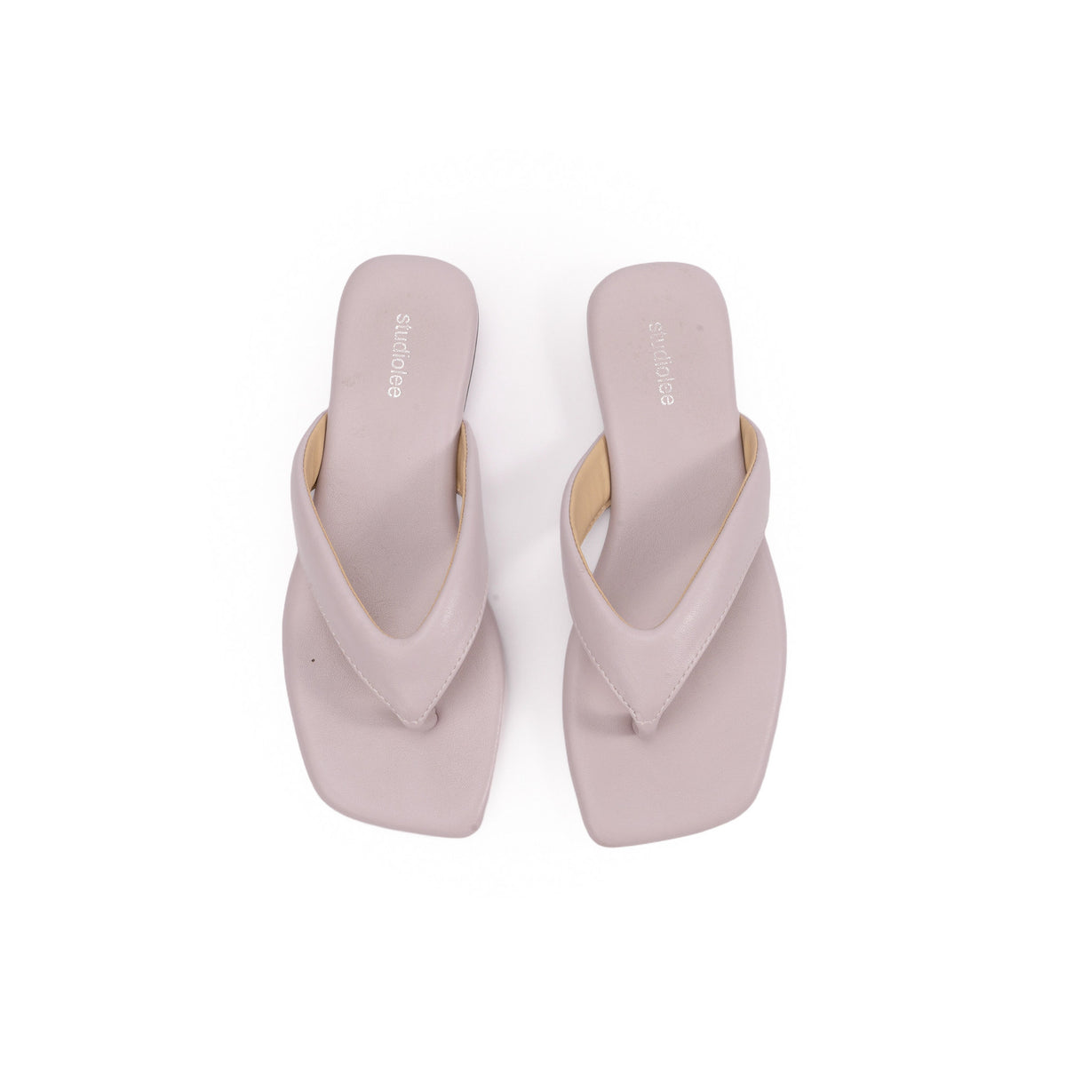 Low-Heel Thong Sandals