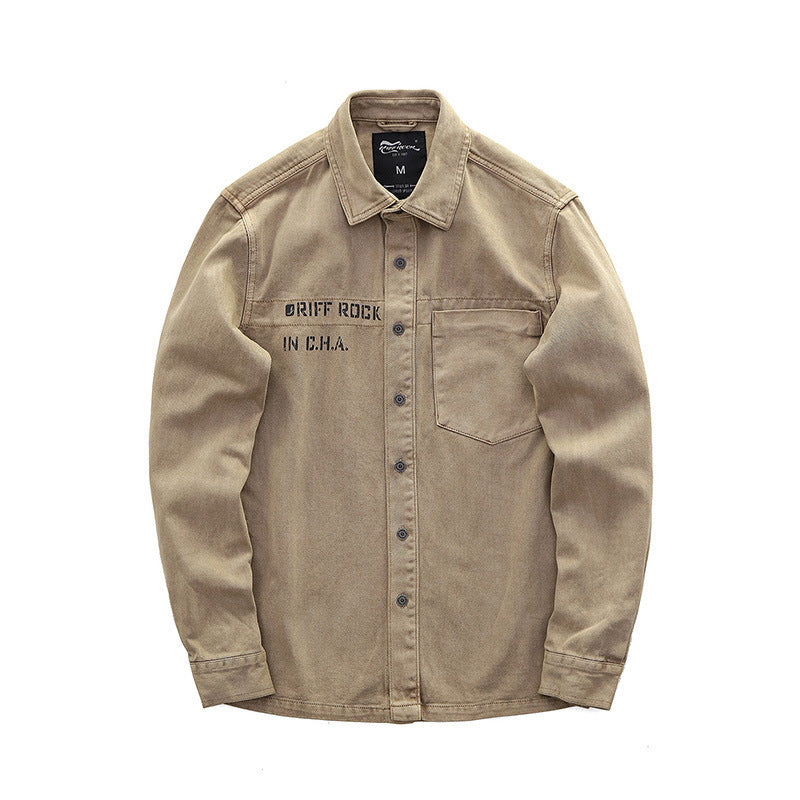 Heavyweight Denim Workwear Overshirt