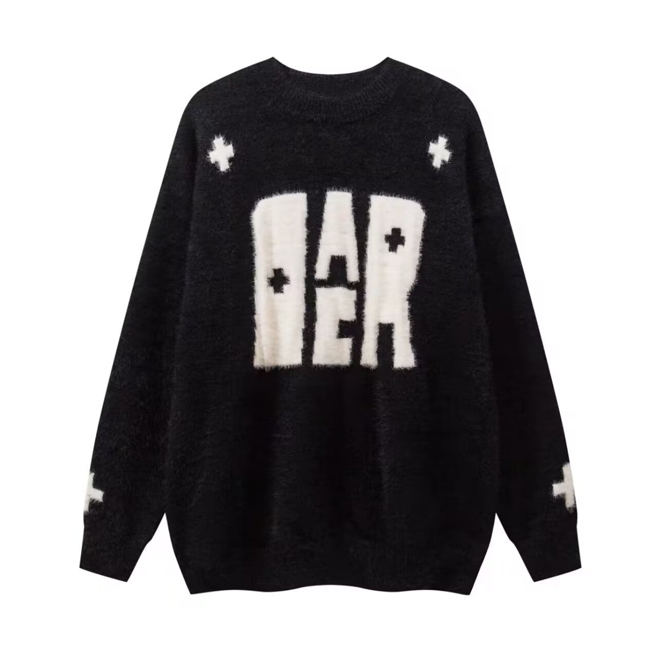 American Retro Letter Sweater