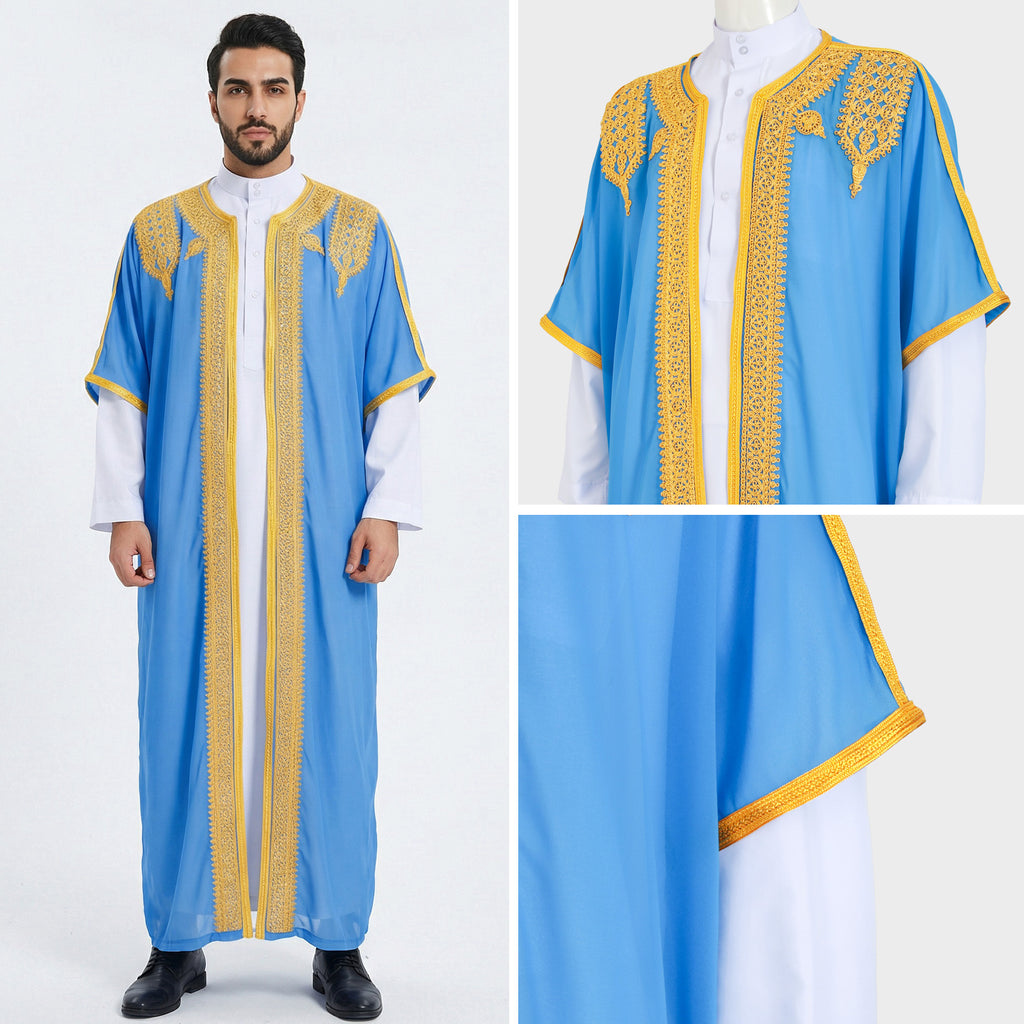 Regal Embroidered Bisht
