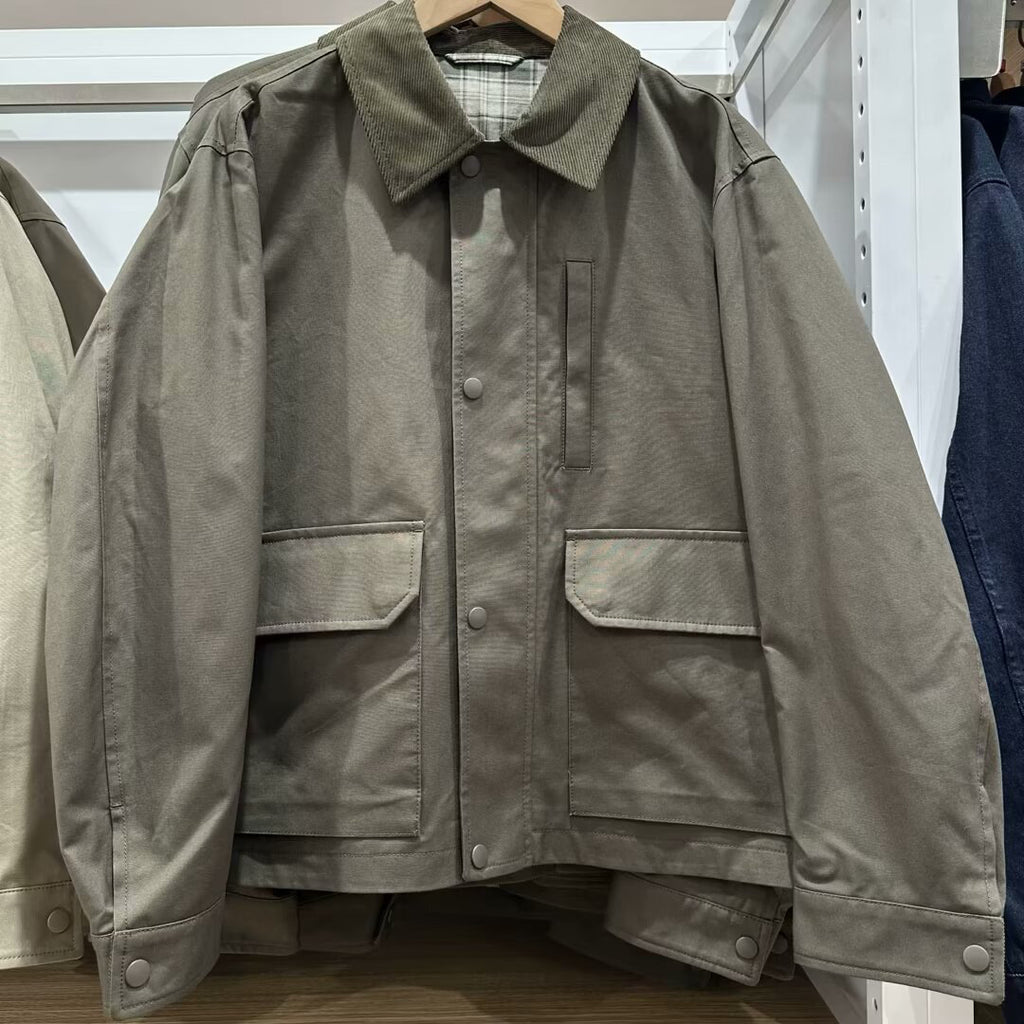 Utility Corduroy-Collar Field Jacket