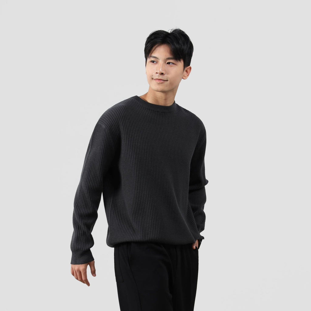 Classic Crewneck Knit Sweater