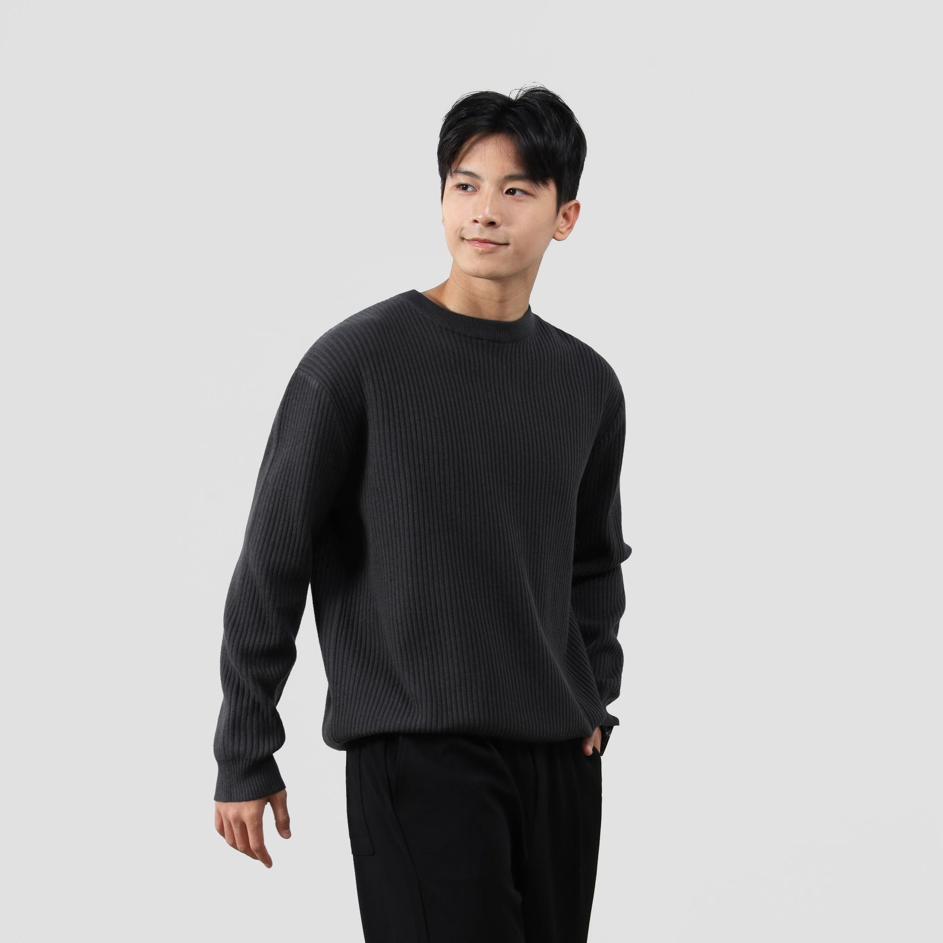 Classic Crewneck Knit Sweater