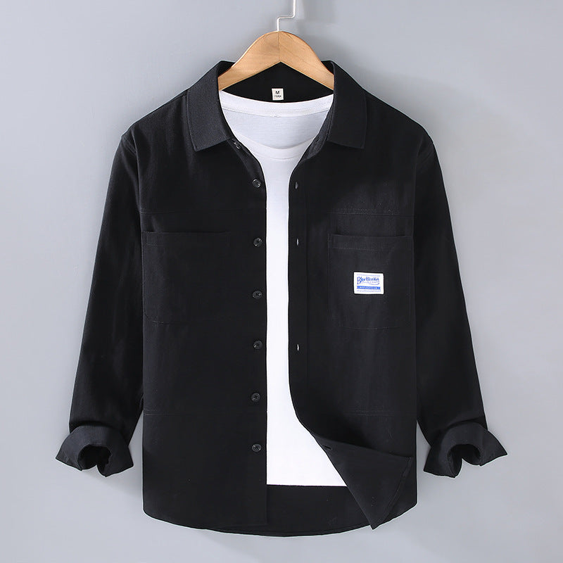 Casual Button-Up Utility Shirt