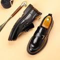 Lug-Sole Metal Buckle Loafers