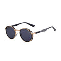 Metal Round-Frame Sunglasses