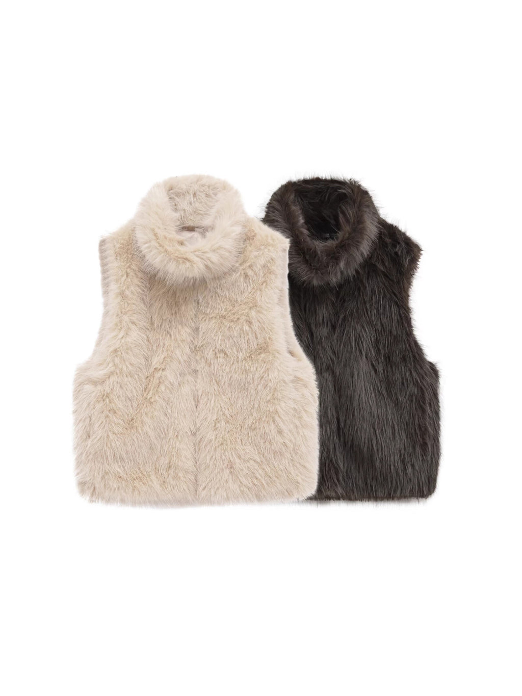 Women's Faux Fur Zip Vest