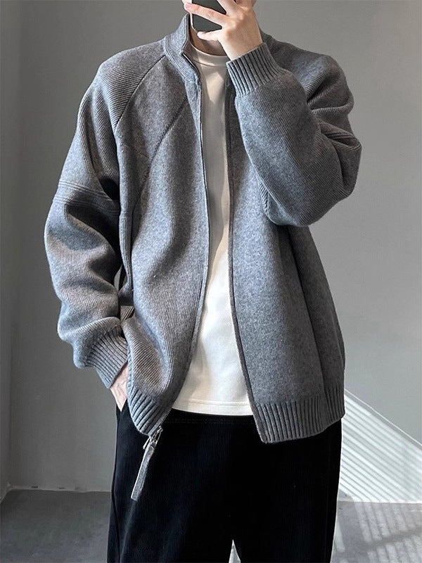Cleanfit Zip-Up Knit Cardigan