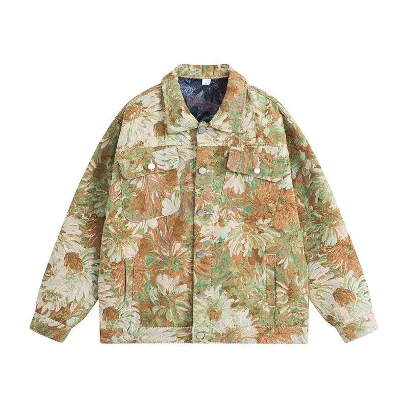 Floral Pattern Overshirt