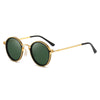 Gold frame dark green film