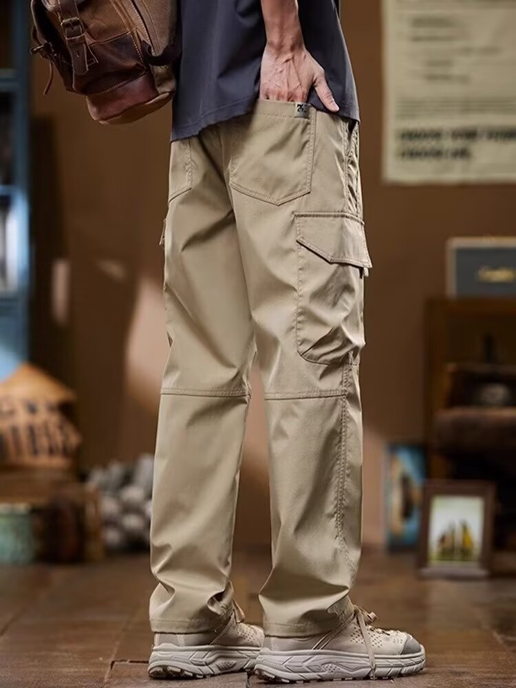 Versatile Multi-Pocket Cargo Trousers