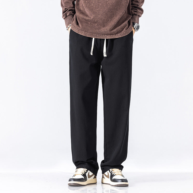 Anxin Cotton Wide-Leg Pants