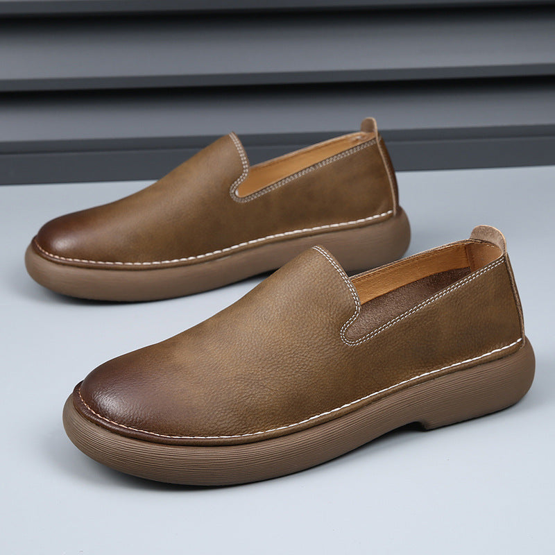 Men’s Classic Leather Slip-On Loafers