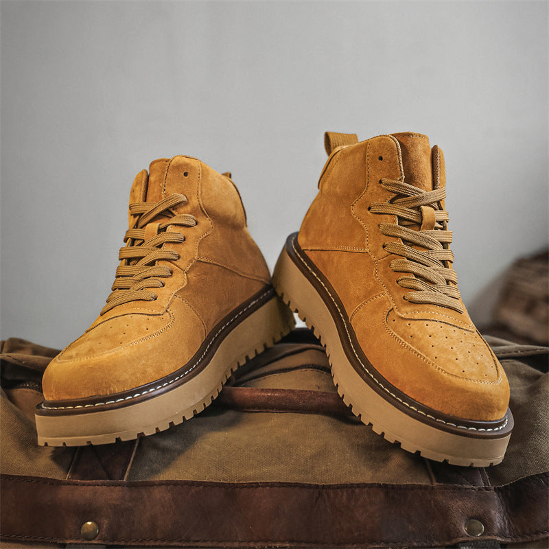 Retro Urban Suede Boots