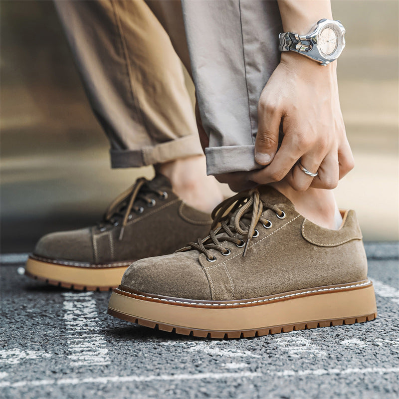 Casual Suede Utility Shoes
