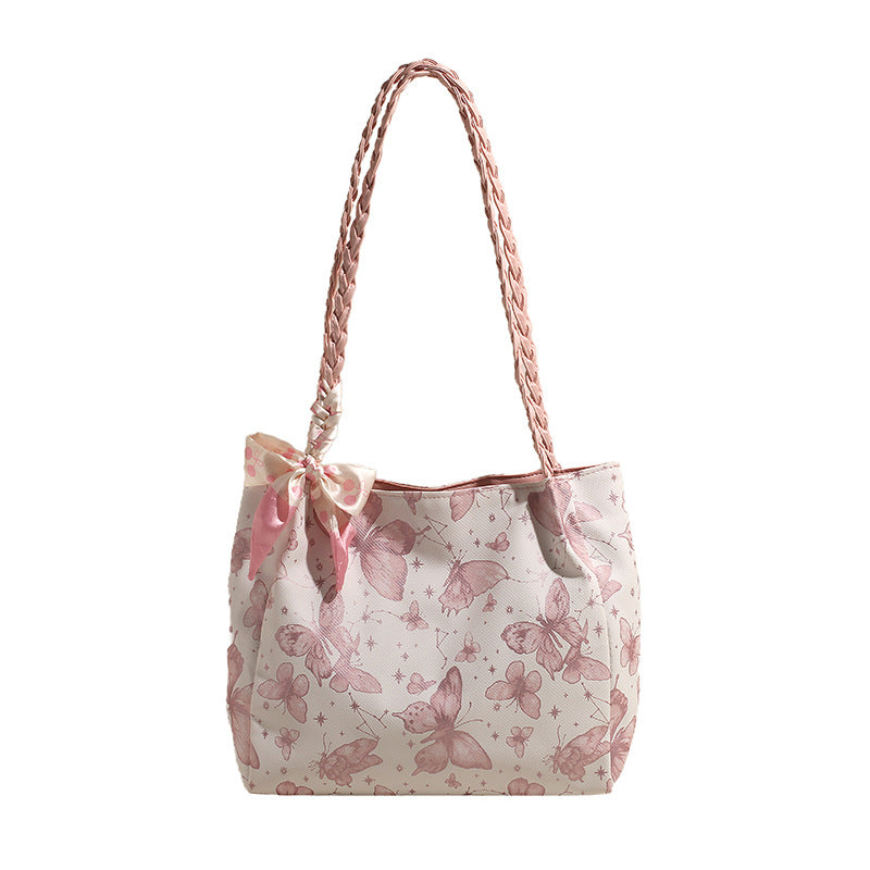 Butterfly Accent Everyday Tote Bag