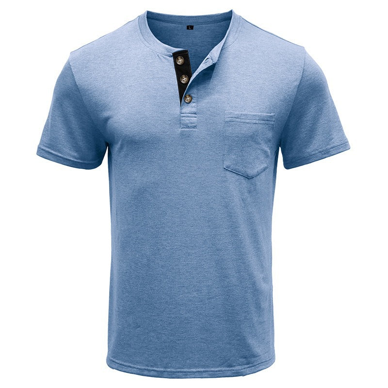 Men’s Slim-Fit Henley Tee