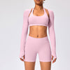 One-piece shawl Light Rose Pink