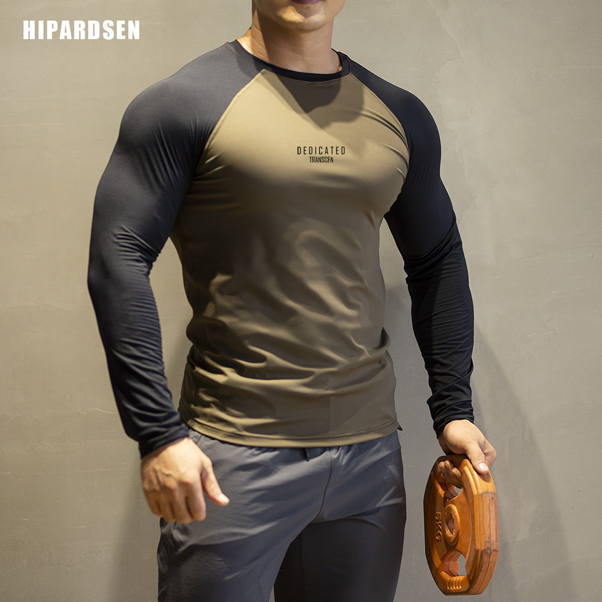 High-Elasticity Long-Sleeve Fitness Shirt