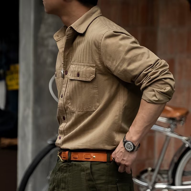 Vintage Workwear Shirt Jacket