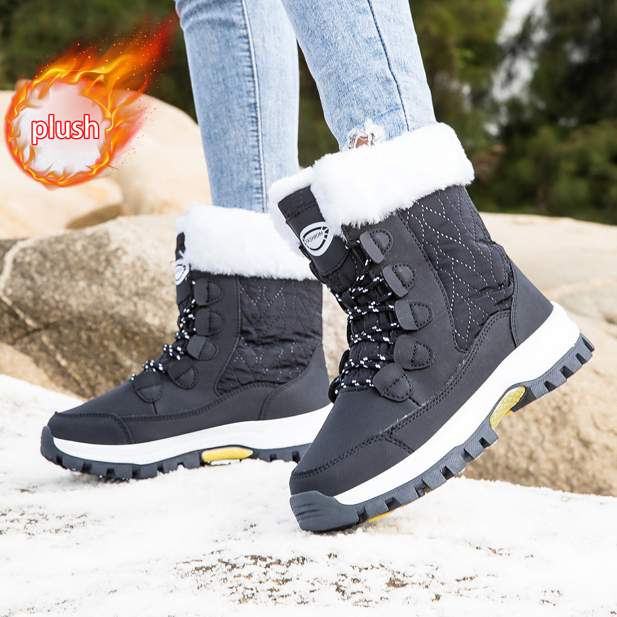 High-Top Winter Boots