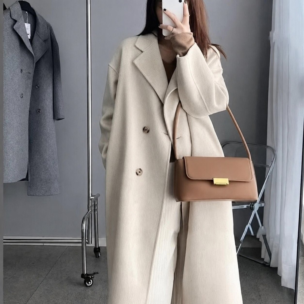Longline Lapel Coat