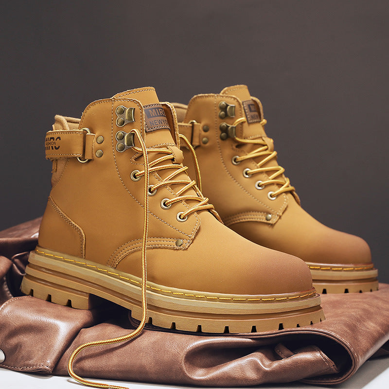 Urban Heritage High-Top Leather Utility Boots