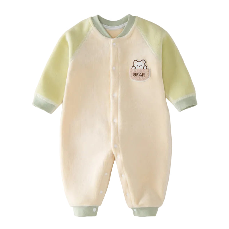 Velvet Baby Winter Onesie