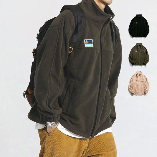 Fleece Stand-Collar Jacket