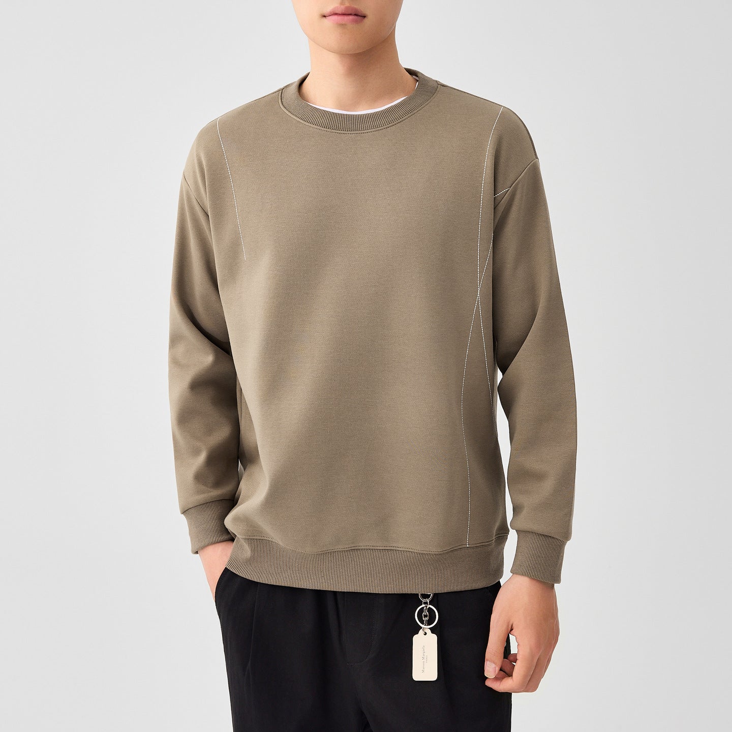 Minimalist Embroidered Sweatshirt