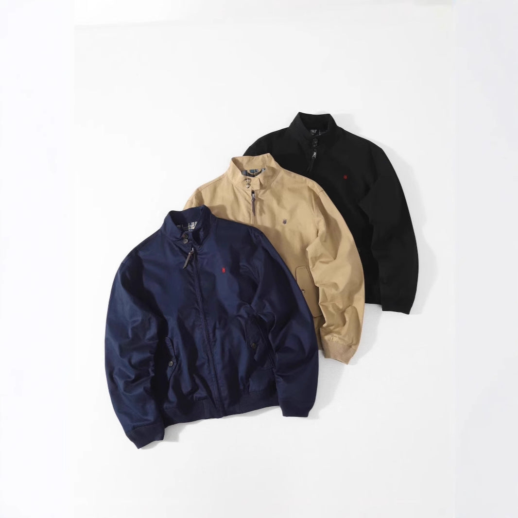 Men's Vintage Stand-Collar Jacket