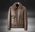 Aviator leather jacket