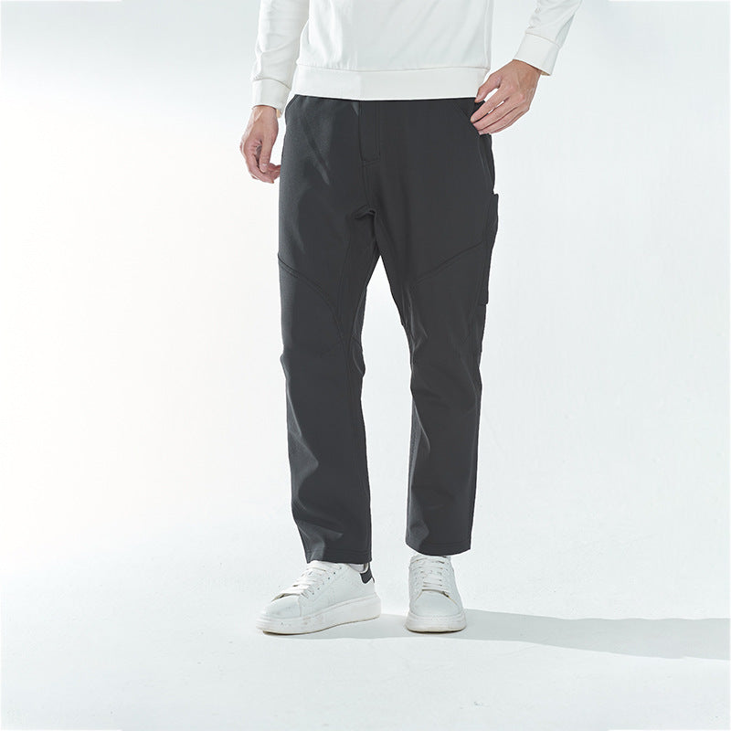 Men’s Fleece-Lined Softshell Outdoor Pants