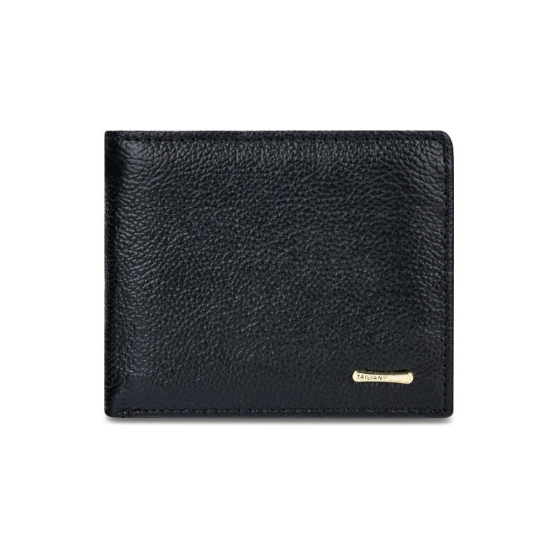 Classic Leather Bi-Fold Wallet