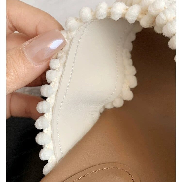 Woven Cross-Strap Wedges
