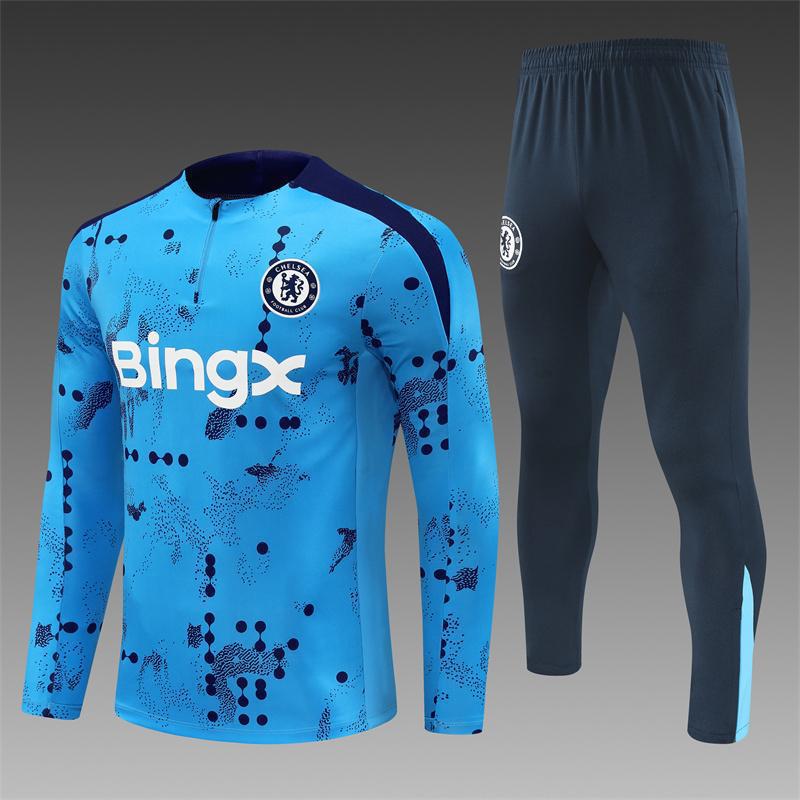 Football Club Quarter Zip Training Top and Pants Set