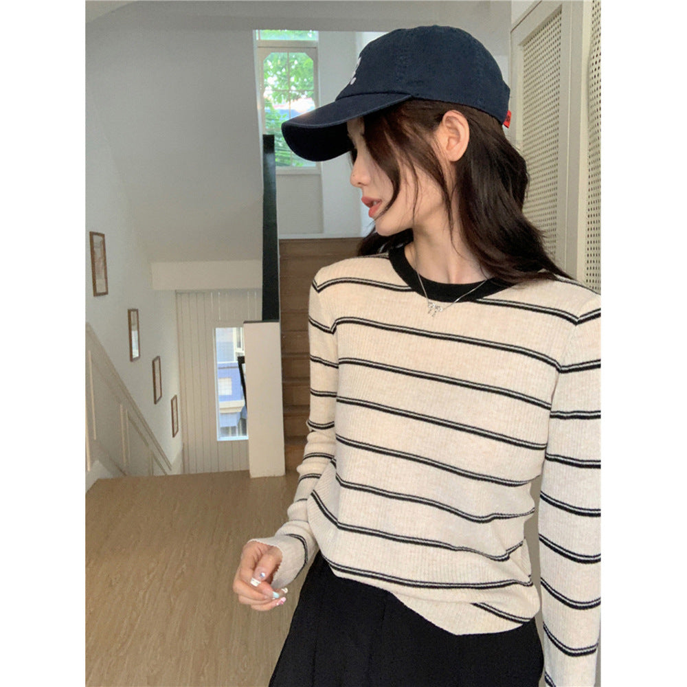 Striped Knit Top
