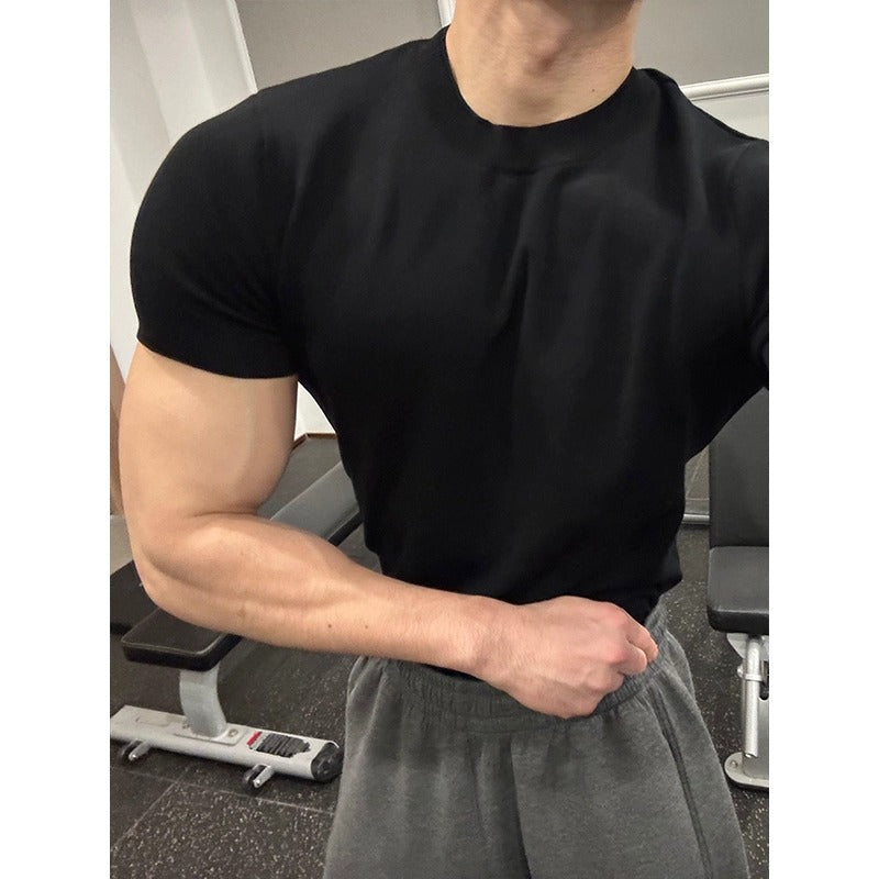 Textured Knit Muscle Tee