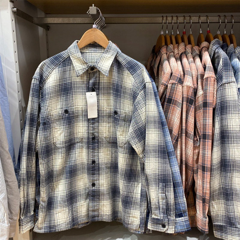 Bamboo Cotton Plaid Overshirt