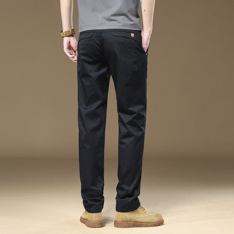 Men's Straight-Fit Casual Trousers