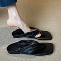 Soft Leather Flip-Flops