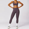 Bra + trousers Eggplant purple