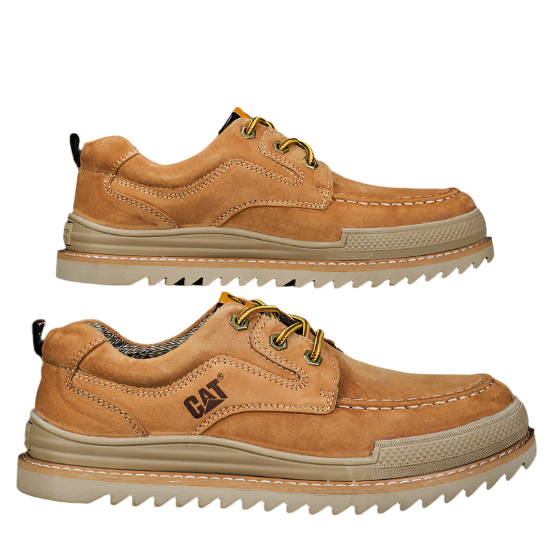 CAT Low-Top Casual Leather Shoes
