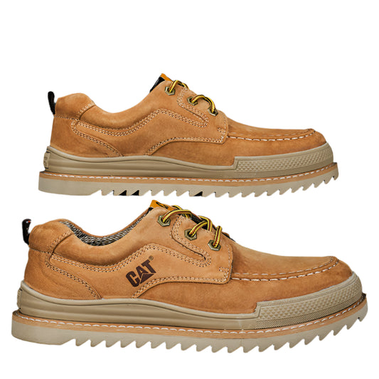 CAT Low-Top Casual Leather Shoes
