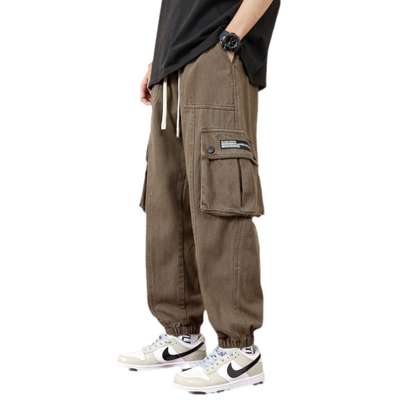 Men's Multi-Pocket Loose Fit Cargo Trousers