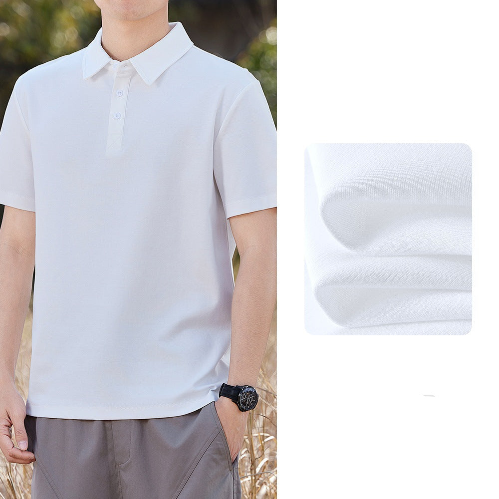 Ice-Silk Mercerized Cotton Polo