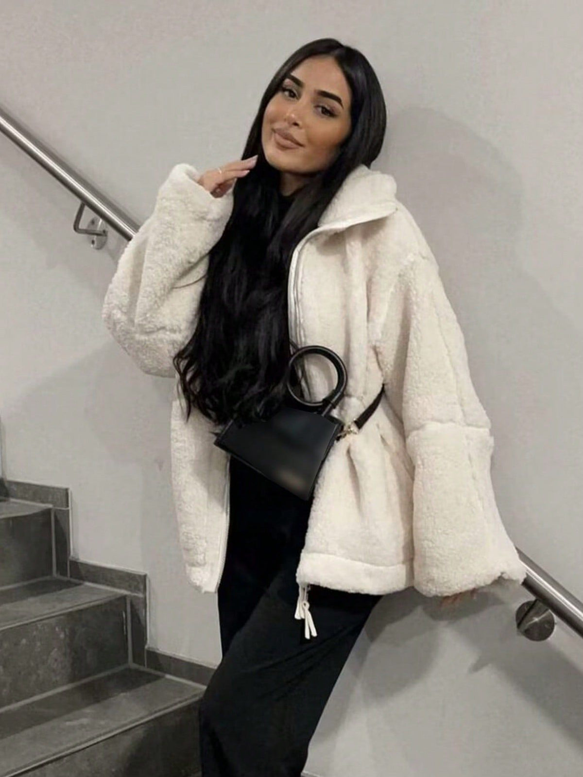 Women's Textured Zip-Up Jacket